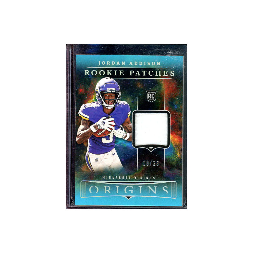 Jordan Addison 2023 Panini Origins Football Rookie Patches /25