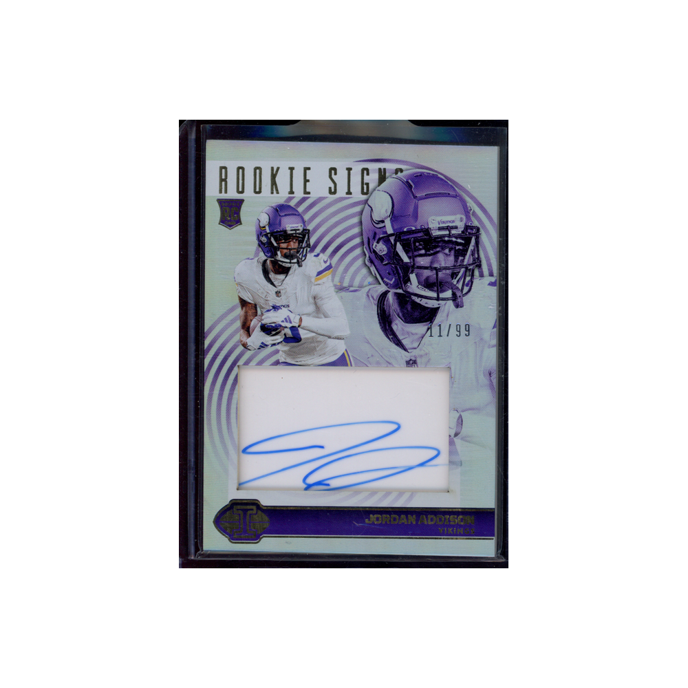 Jordan Addison 2023 Panini Illusions Rookie Signs Auto /99