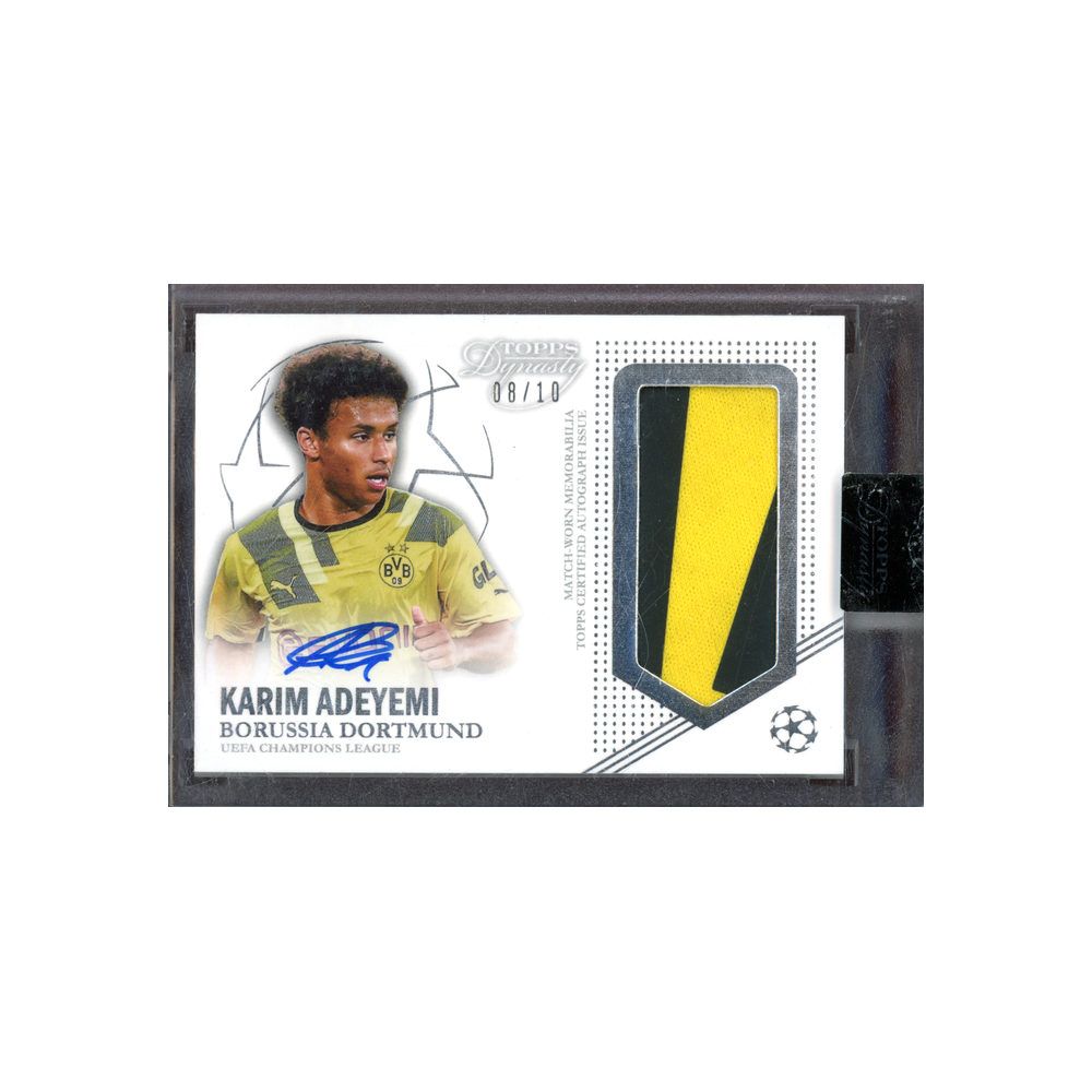 Karim Adeyemi 2022-23 Topps Dynasty Patch Auto /10