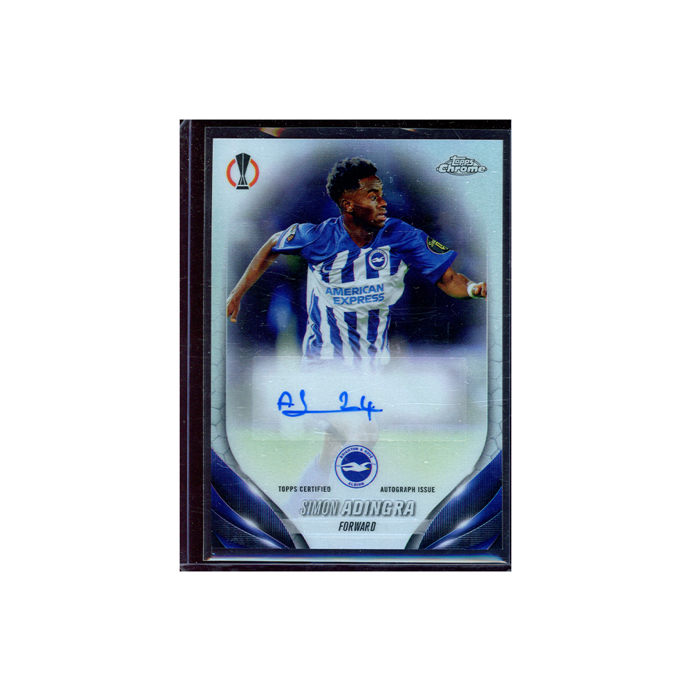 Simon Adingra 2023-24 Topps Chrome UCC Soccer Auto
