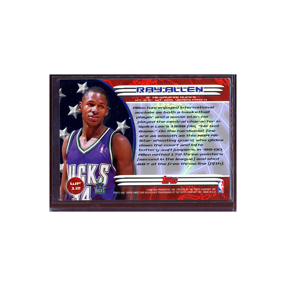 Ray Allen 2000 Topps Finest Basketball World's Finest