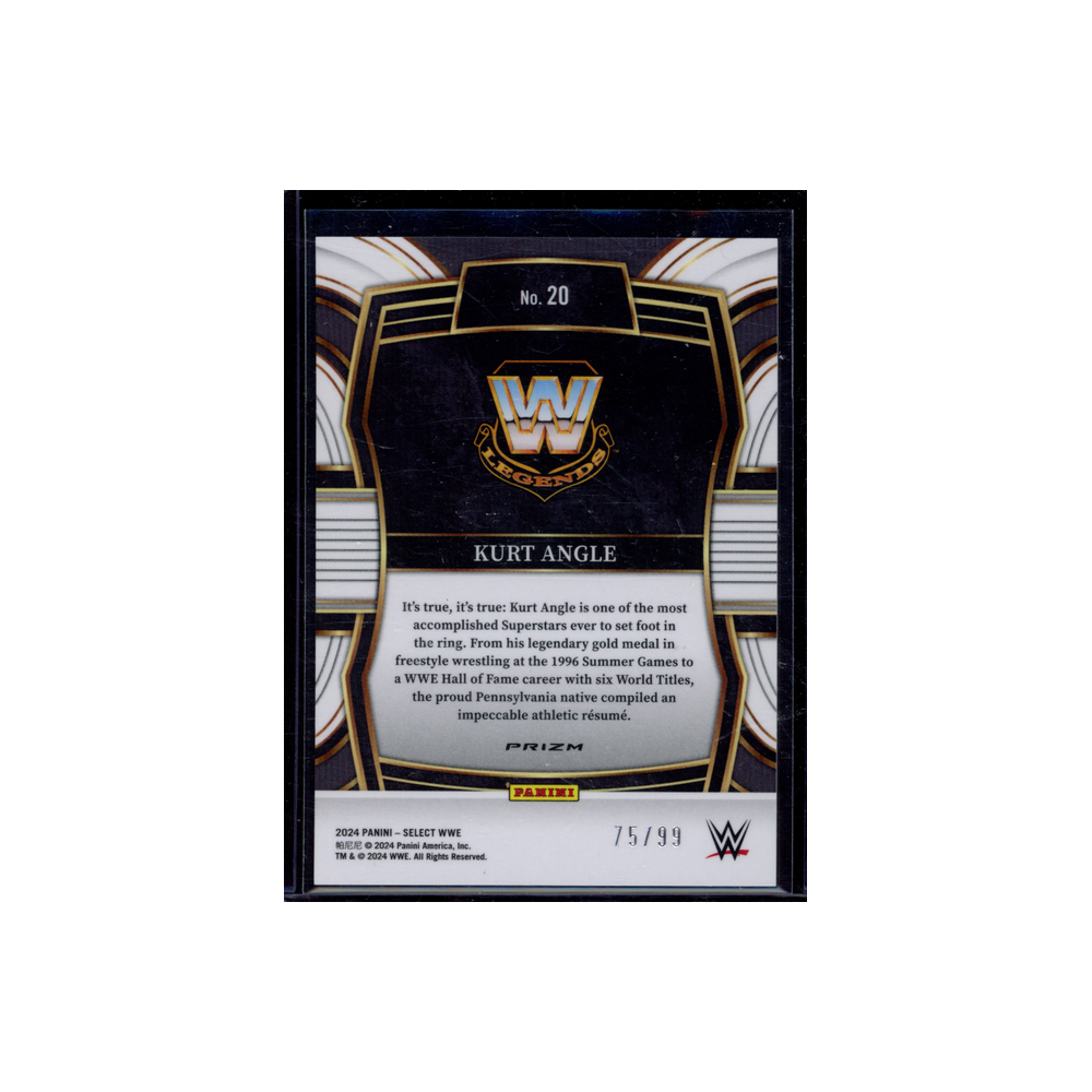 Kurt Angle 2024 Panini Select WWE Phenomenon Red /99