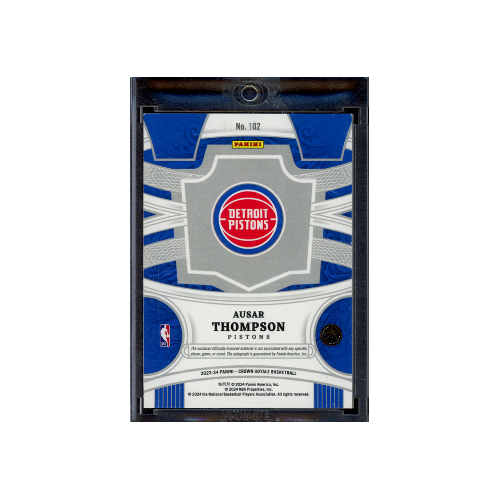 Ausar Thompson 2023-24 Panini Crown Royale Basketball Rookie Silhouettes RPA /12