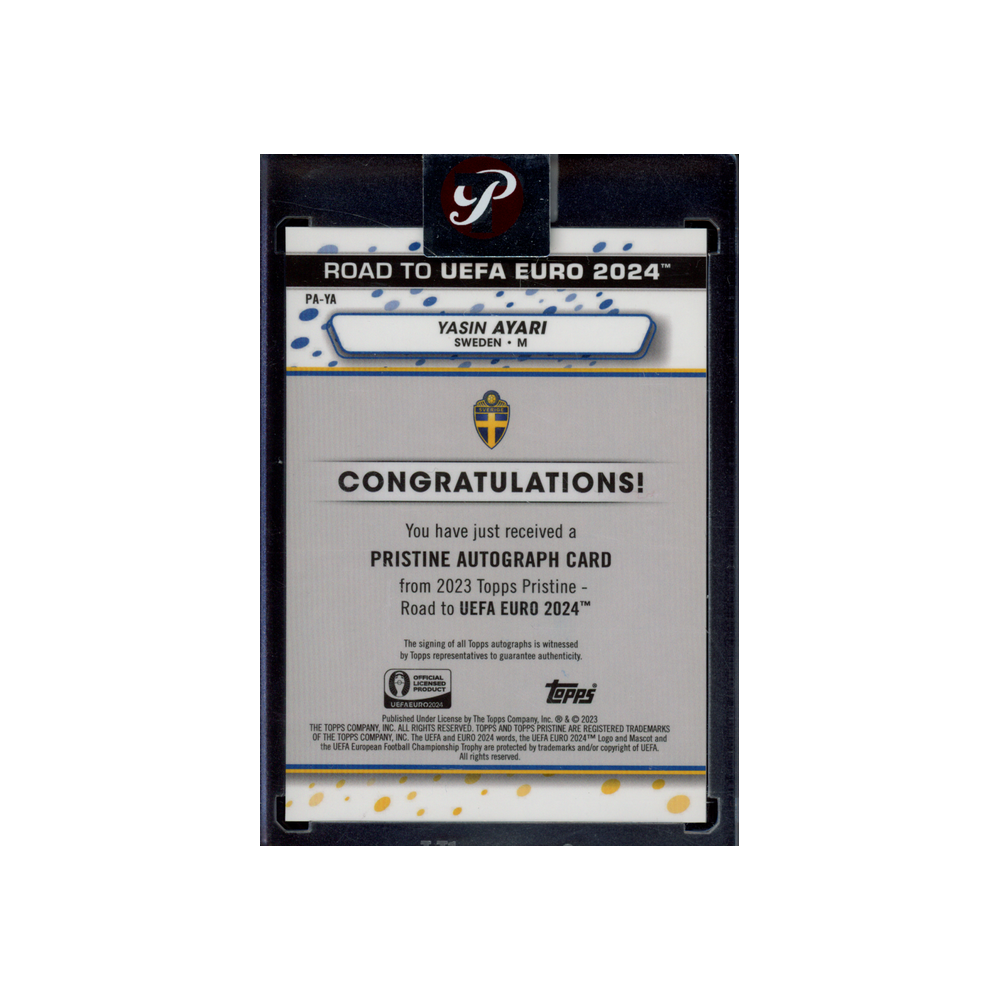 Yasin Ayari 2023 Topps Pristine National Debut Auto