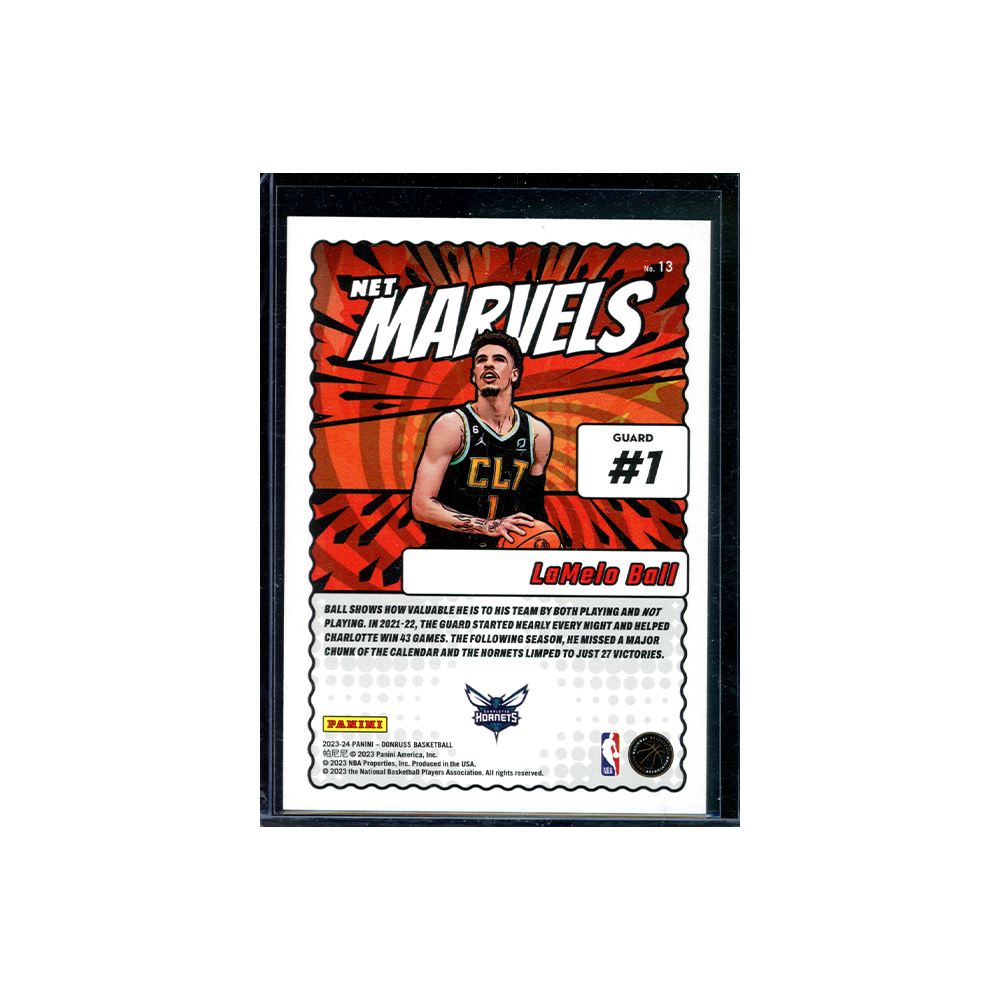 LaMelo Ball 2023-24 Panini Donruss Basketball Net Marvels