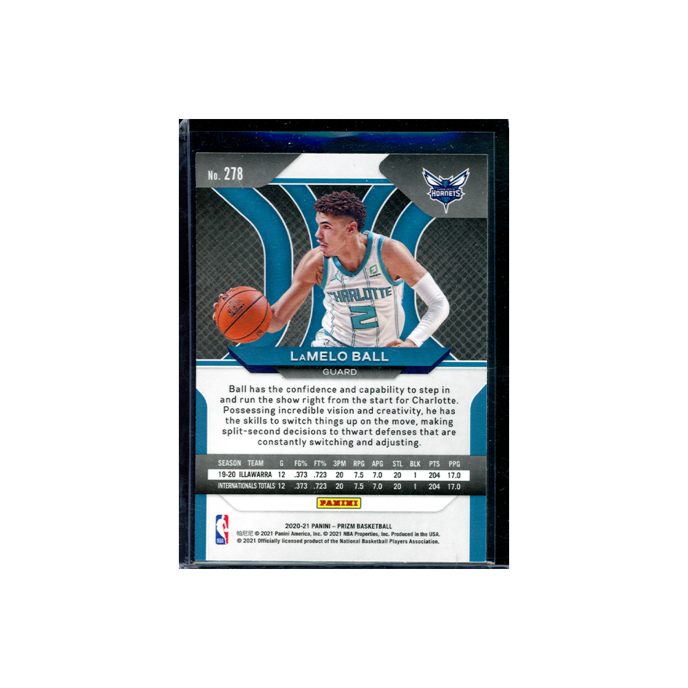 LaMelo Ball 2020-21 Panini Prizm Basketball Rookie