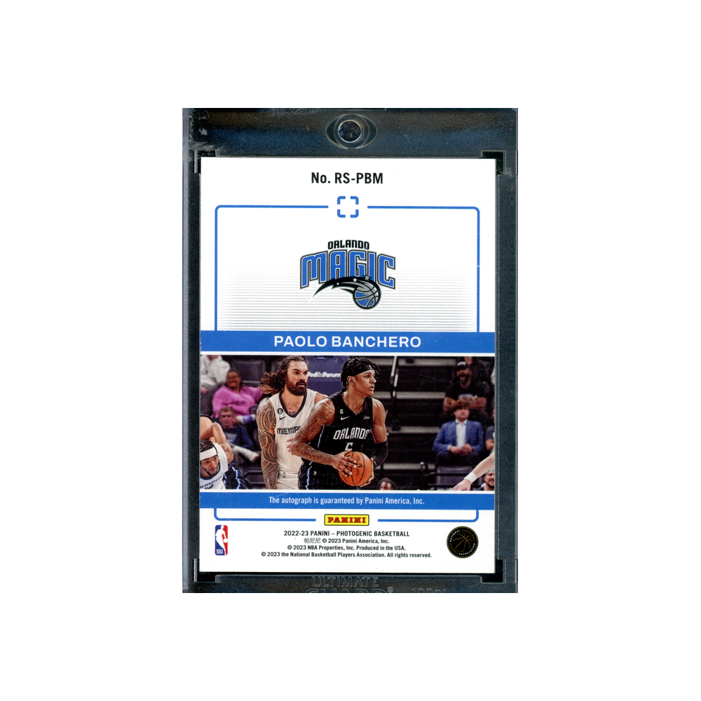 Paolo Banchero 2022-23 Panini Photogenic Basketball Rookie Auto Maze /25