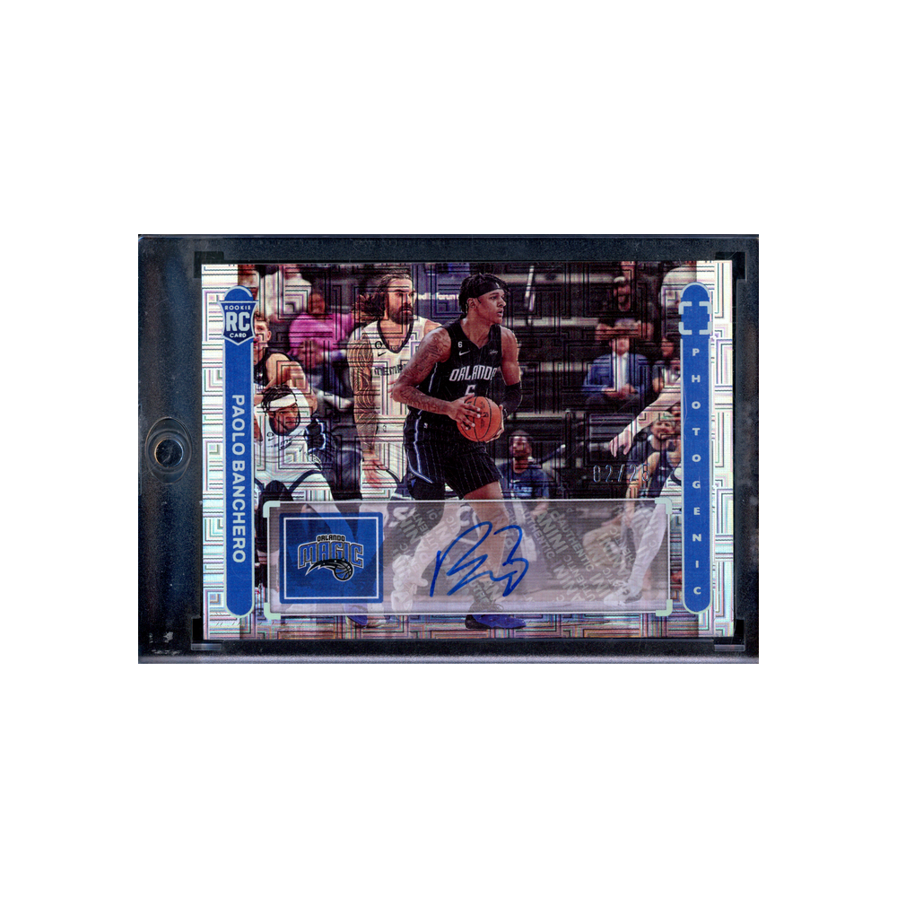Paolo Banchero 2022-23 Panini Photogenic Basketball Rookie Auto Maze /25