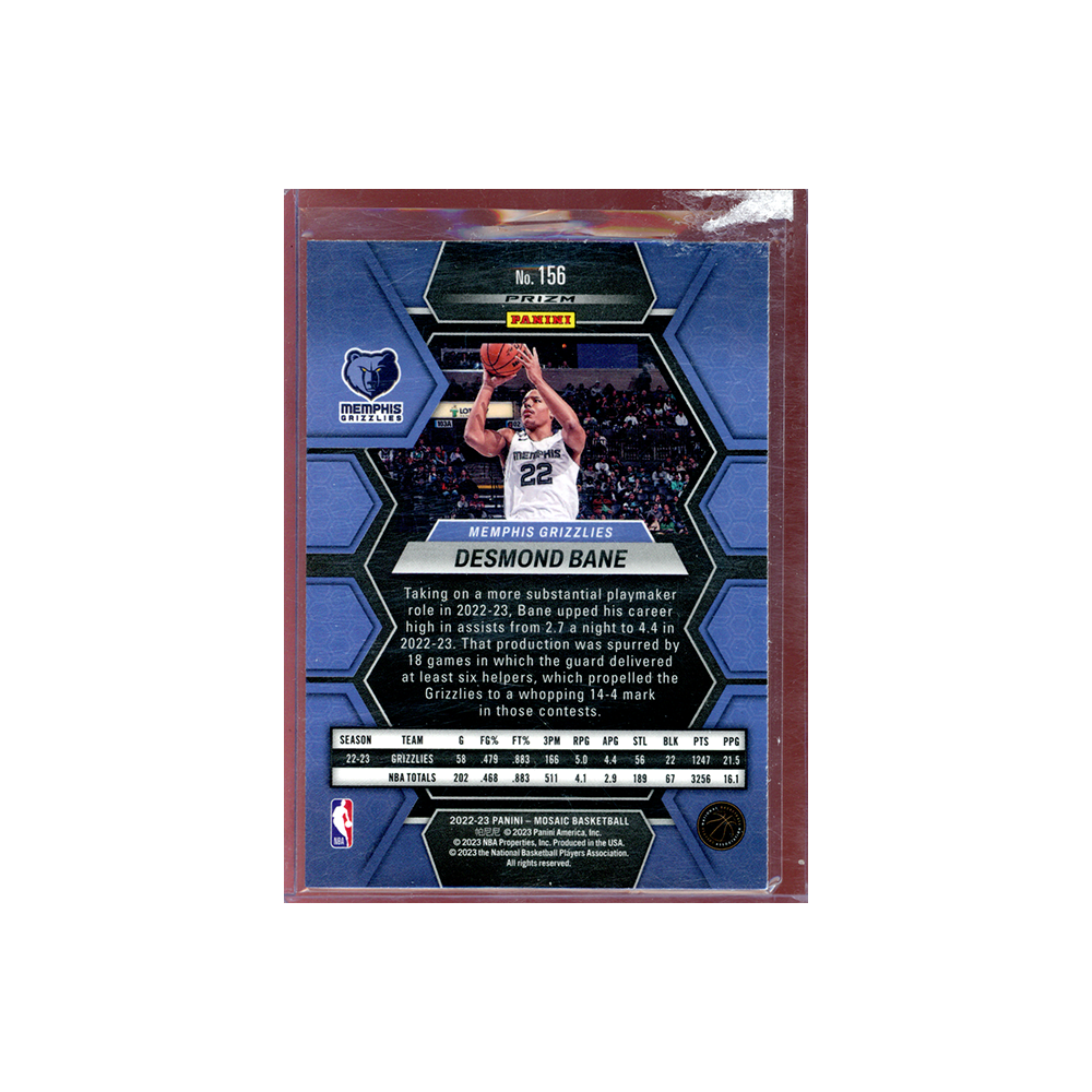 Desmond Bane 2022-23 Panini Mosaic Basketball Glitter