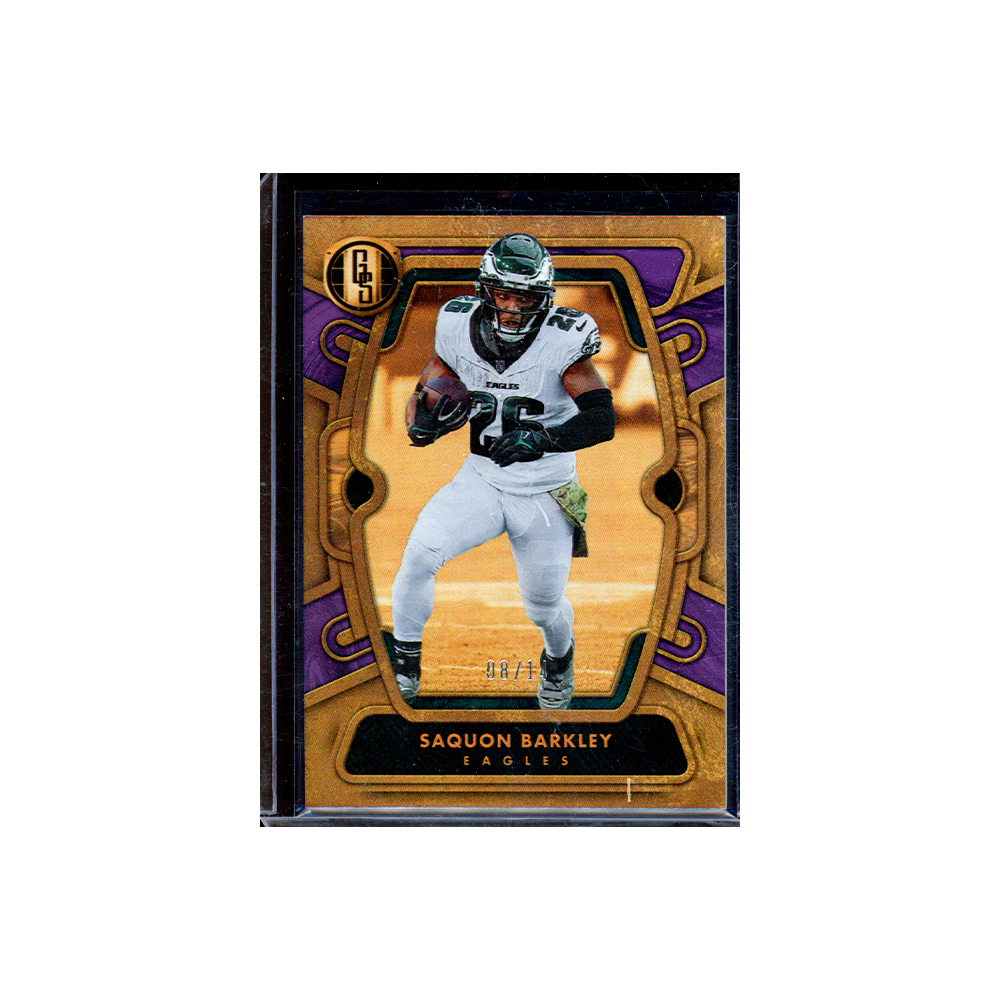 Saquon Barkley 2024 Panini Gold Standard Football Purple /14