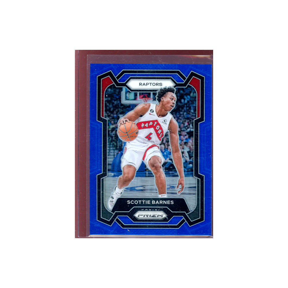 Scottie Barnes 2023-24 Panini Prizm Basketball Blue Prizm /199