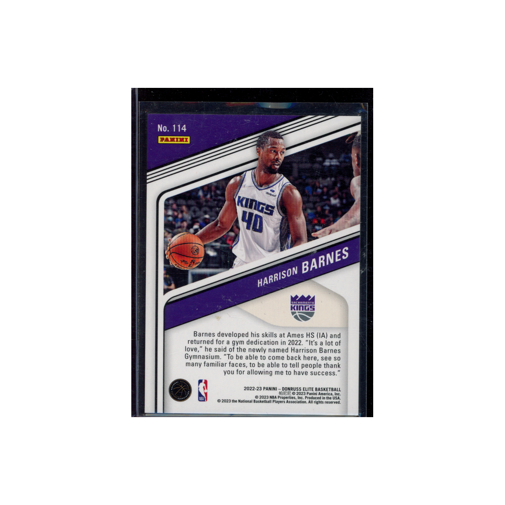 Harrison Barnes 2022-23 Panini Donruss Elite Basketball Gold /10