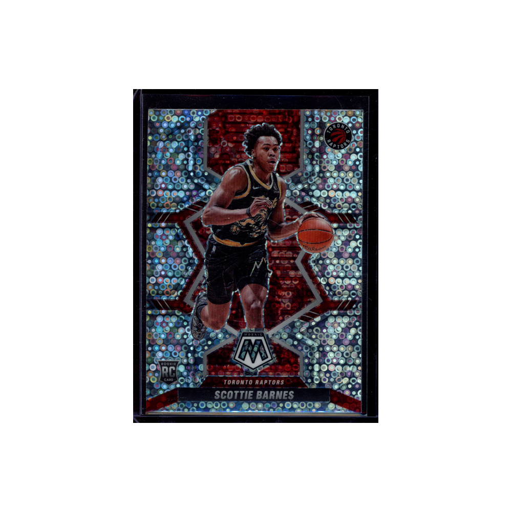 Scottie Barnes 2021-22 Panini Mosaic Basketball Fast Break Variation Rookie