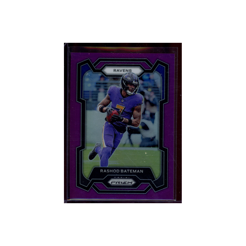 Rashod Bateman 2023 Panini Prizm Football Purple /125