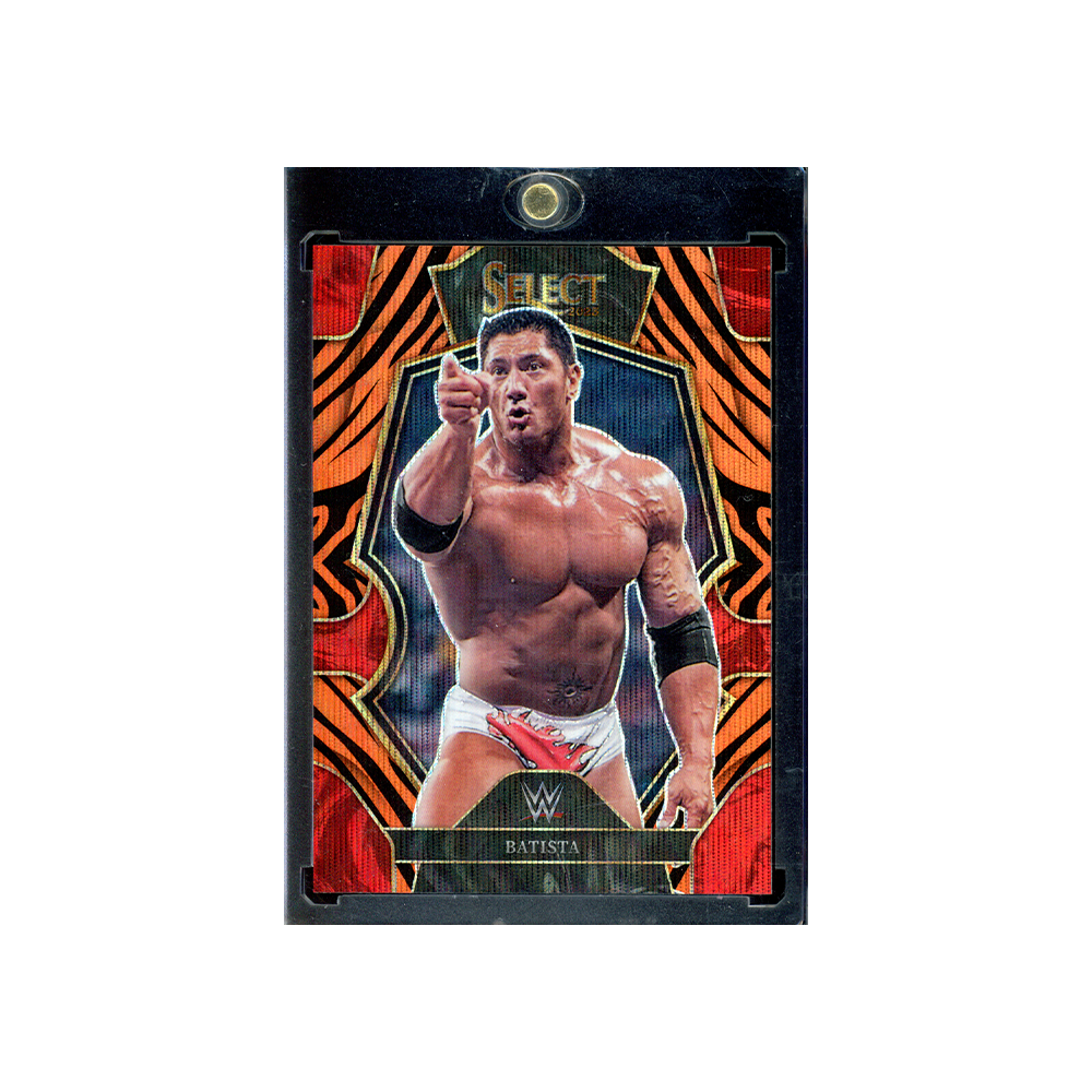 Batista 2023 Panini Select WWE Premier Level Tiger Stripe #148