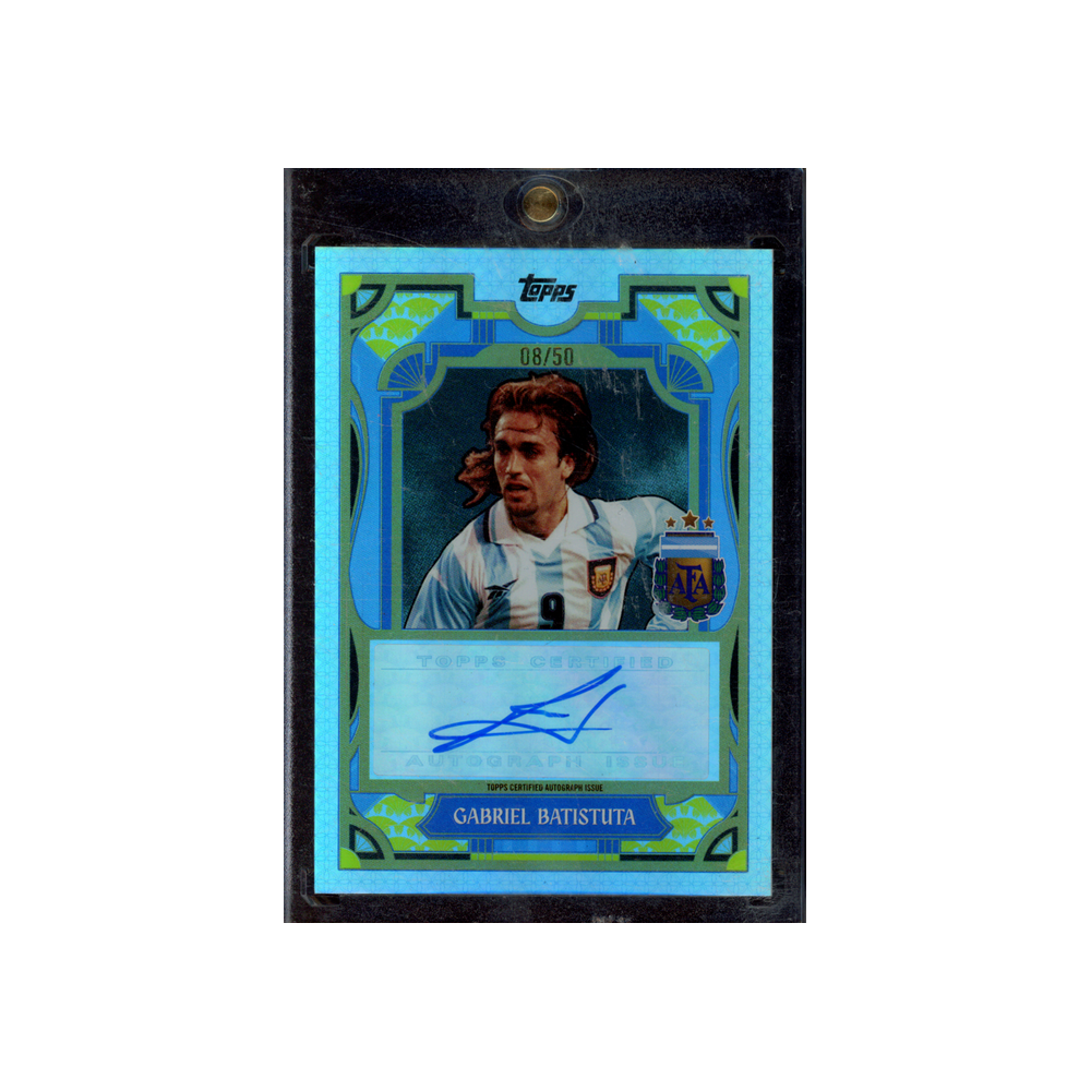 Gabriel Batistuta 2024 Topps Team Set Argentine Tango Auto /50