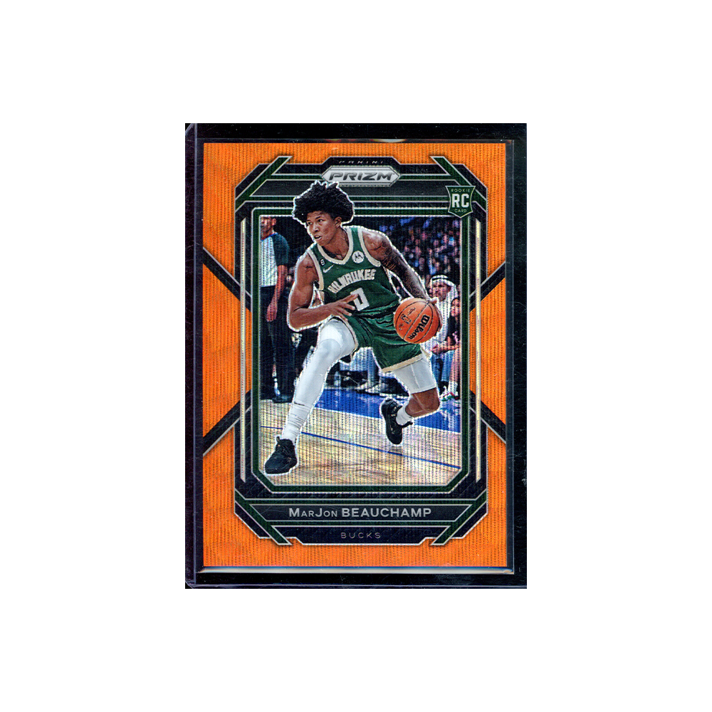 Marjon Beauchamp 2022-23 Panini Prizm Basketball Orange Wave Prizm Rookie /60