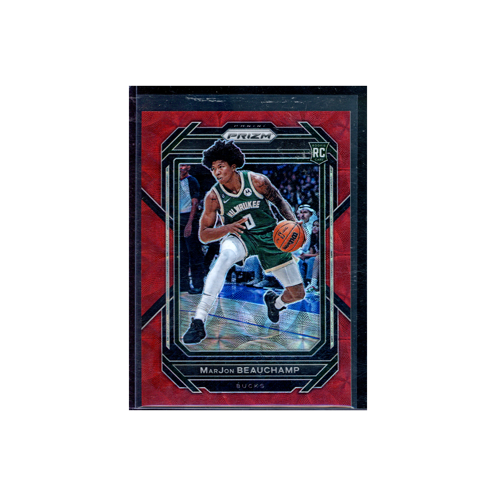 MarJon Beauchamp 2022-23 Panini Prizm Basketball Red Choice Prizm Rookie /88