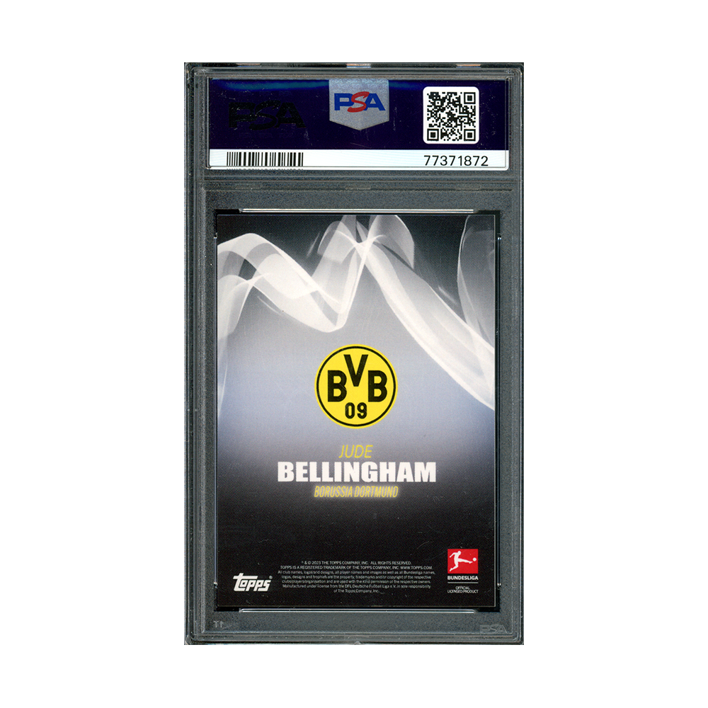Jude Bellingham 2022-23 Topps Bundesliga International Stars Orange /25 PSA 10