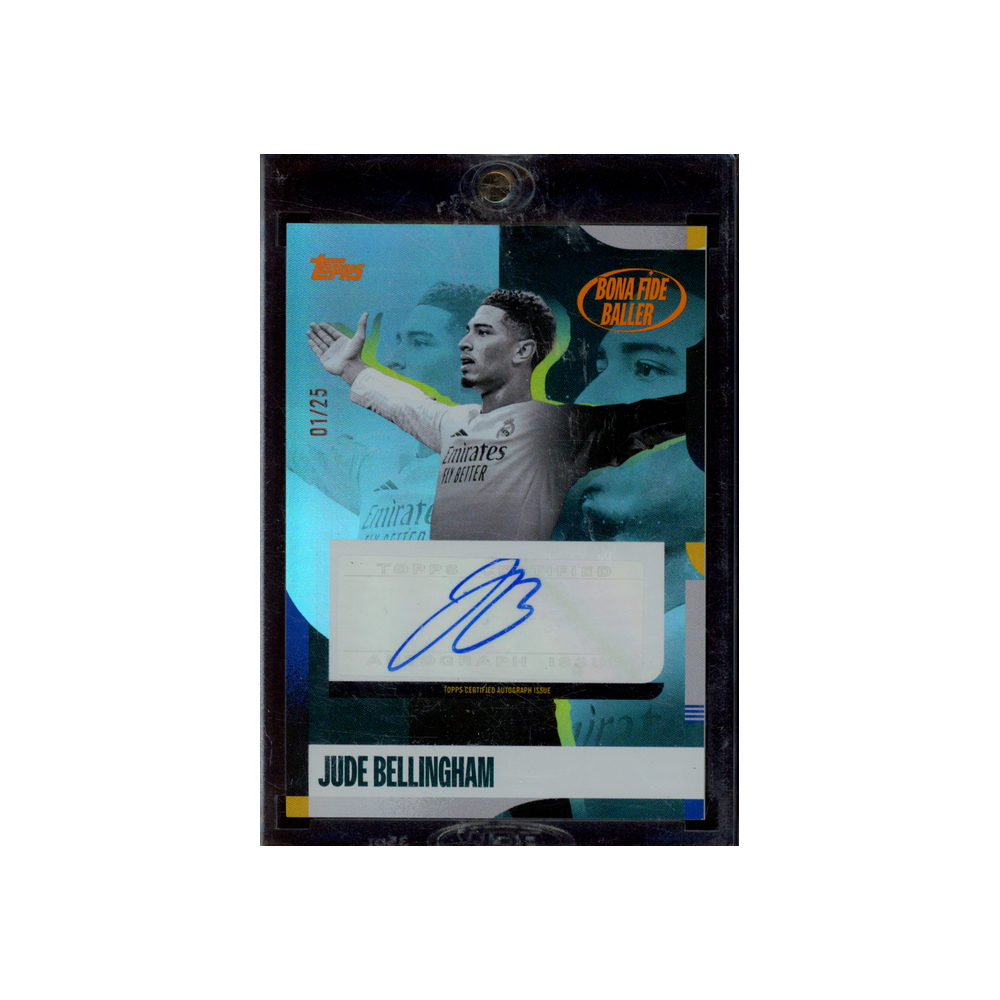 Jude Bellingham 2025 Topps Real Madrid Team Set Bona Fide Baller Auto /25