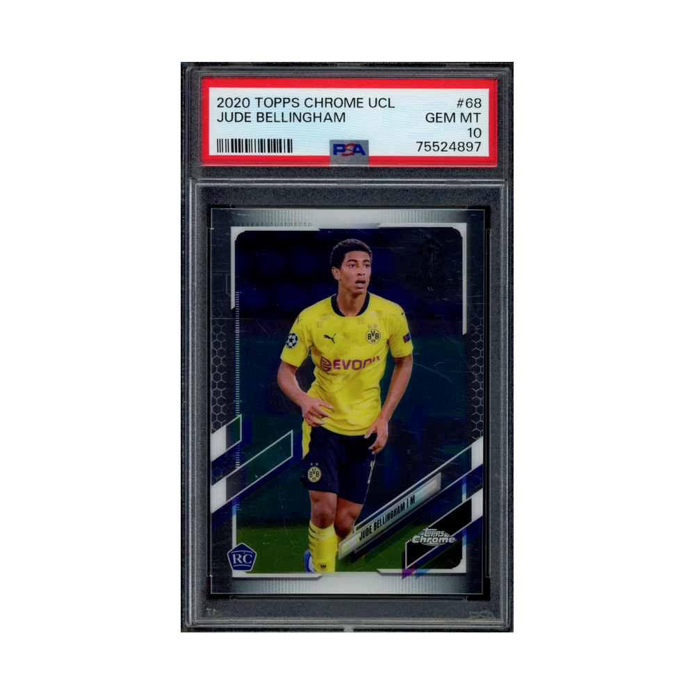 Jude Bellingham 2020 Topps Chrome UCL Rookie PSA 10