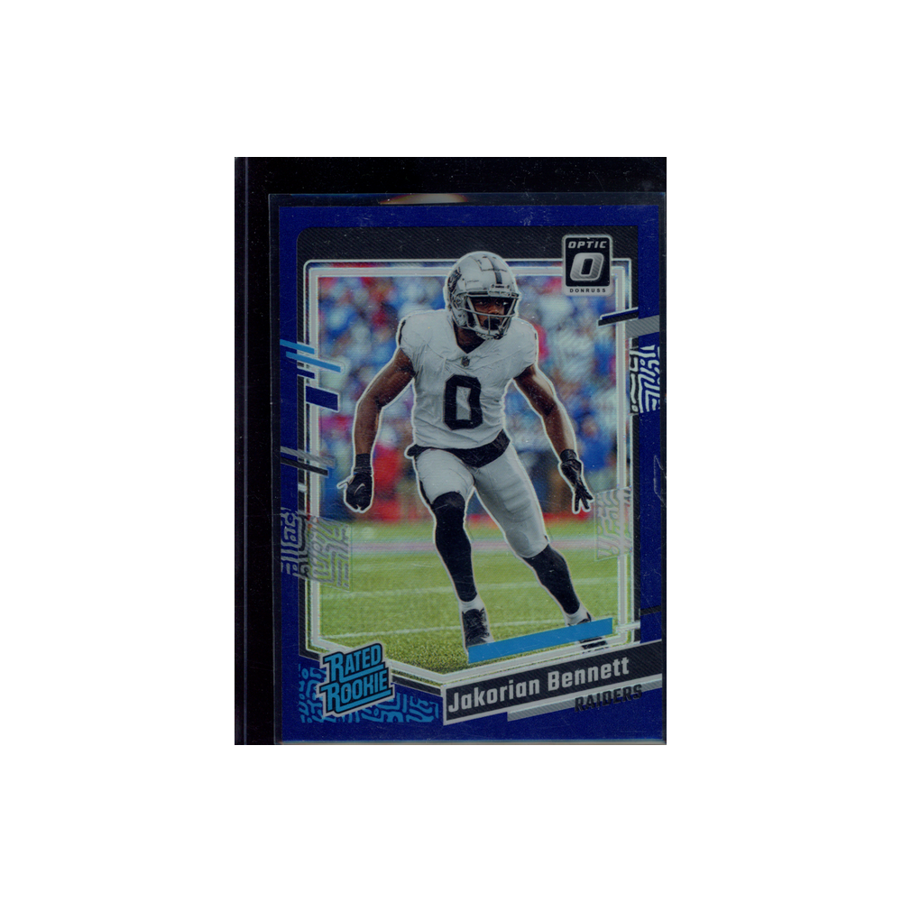 Jakorian Bennett 2023 Panini Donruss Optic Football Rated Rookie Blue /50
