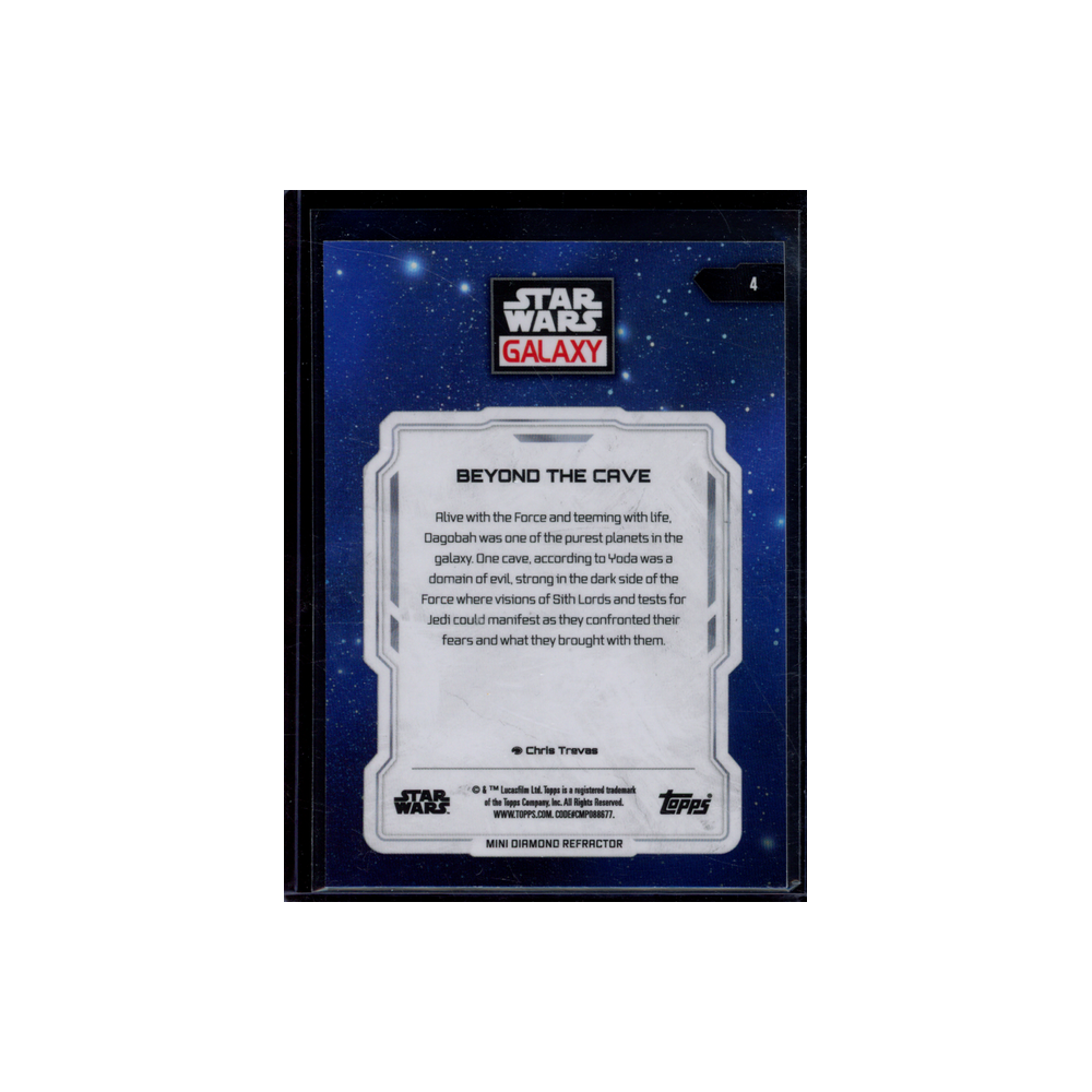 Beyond the Cave 2024 Topps Star Wars Galaxy Chrome Mini Diamond