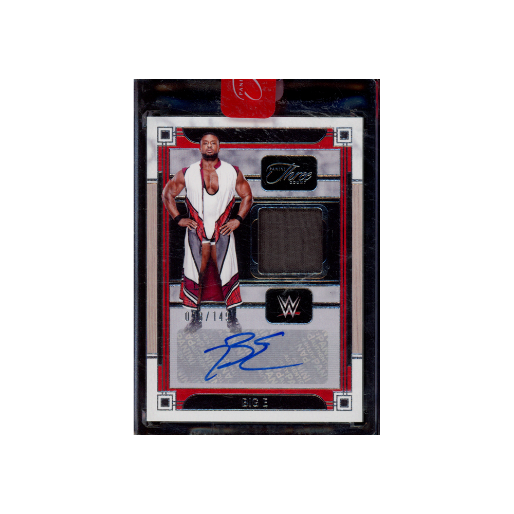 Big E 2024 Panini Three Count WWE Patch Auto /149