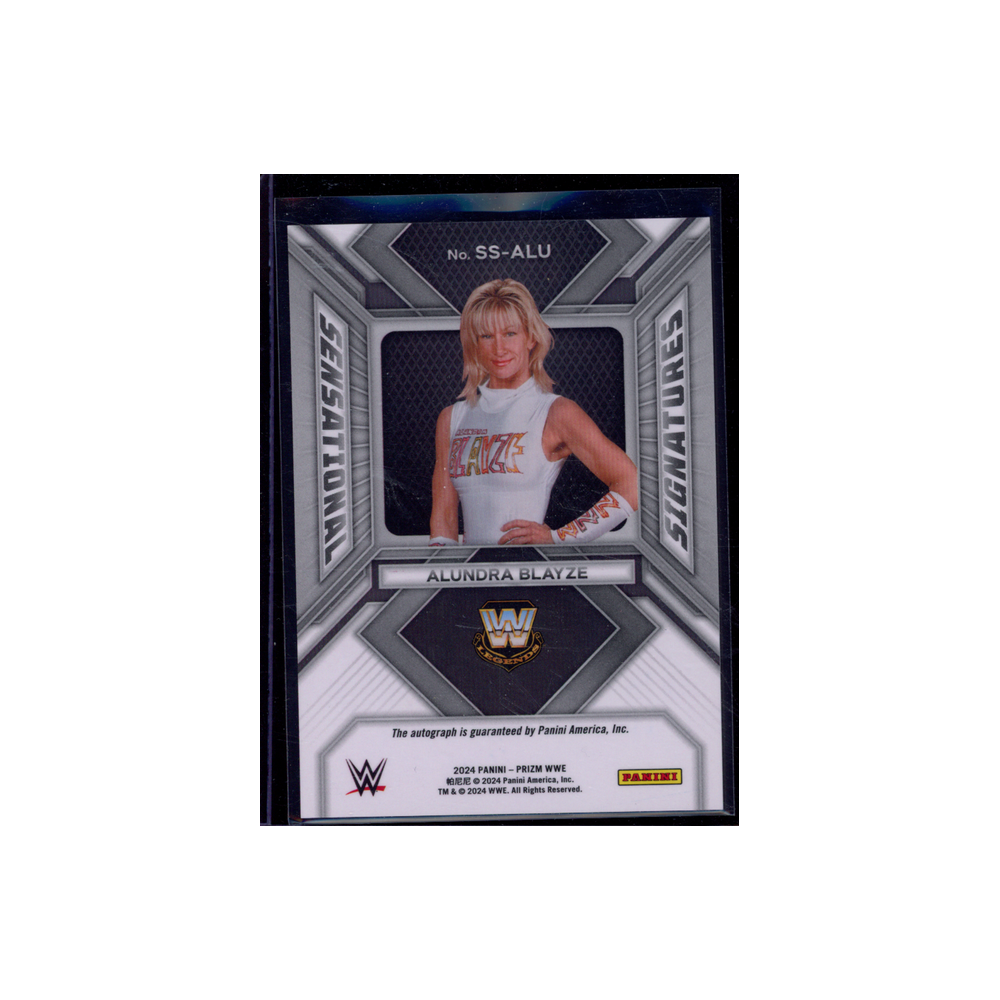 Alundra Blayze 2024 Panini Prizm WWE Sensational Signatures Auto