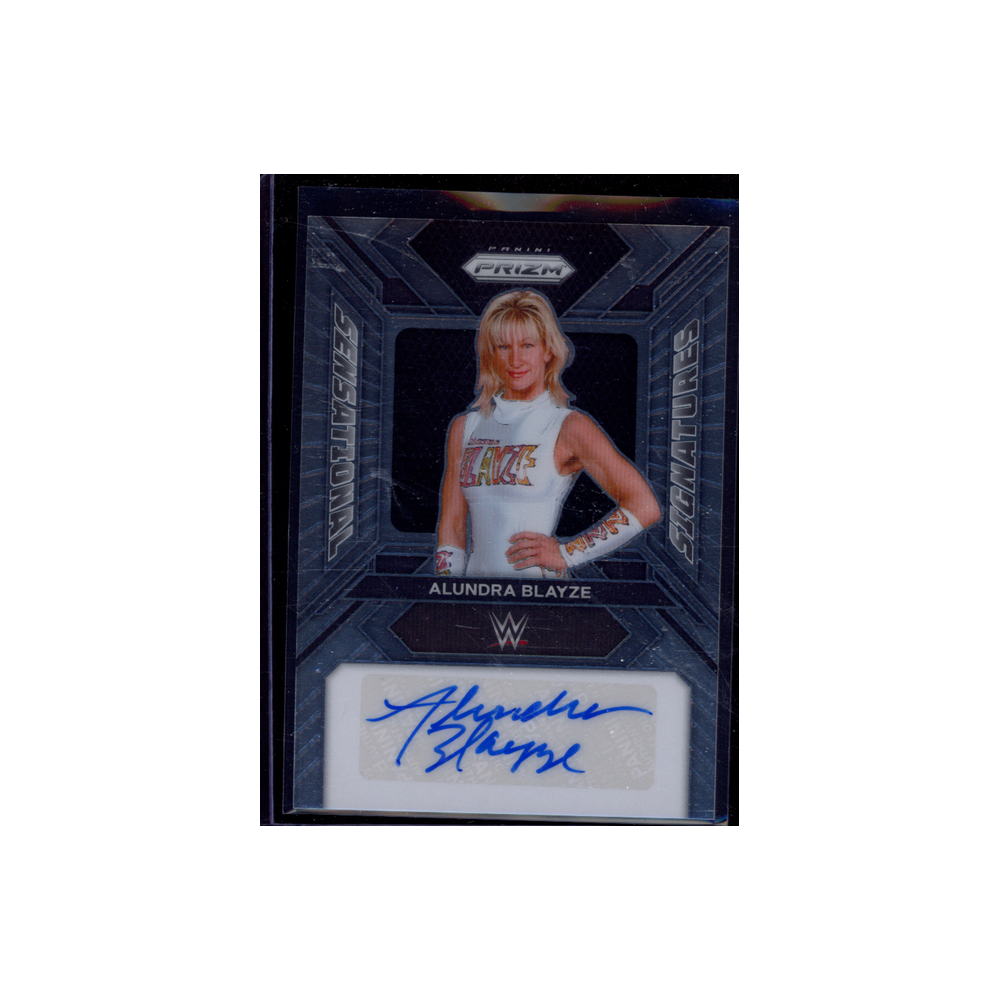 Alundra Blayze 2024 Panini Prizm WWE Sensational Signatures Auto