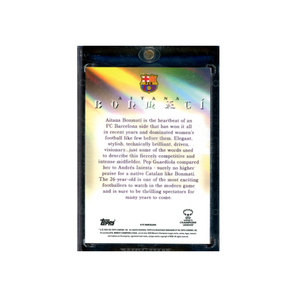 Aitana Bonmati 2024 Topps Curated Auto /49