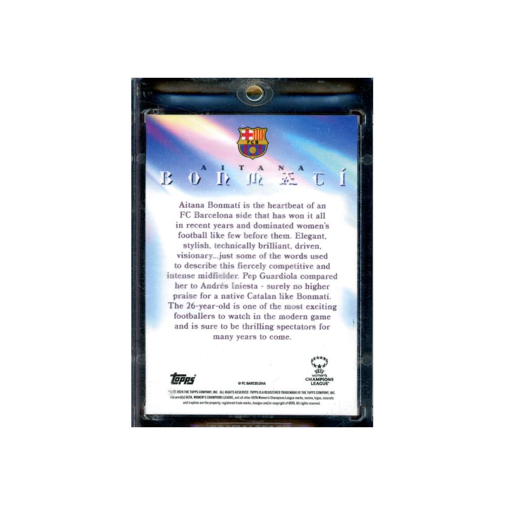 Aitana Bonmati 2024 Topps Curated Auto /25