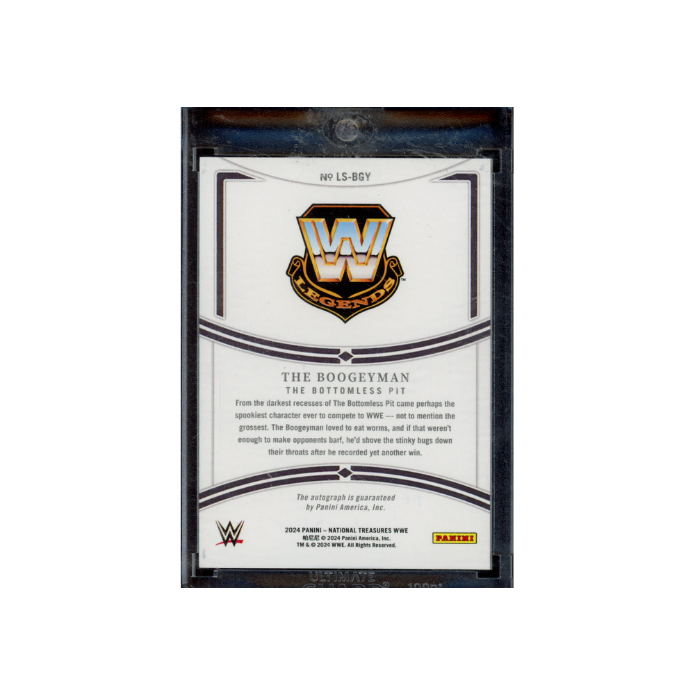 The Boogeyman 2024 Panini National Treasures WWE Auto Green /5