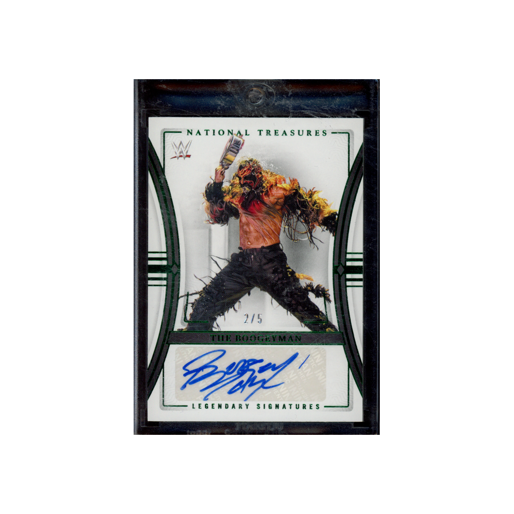 The Boogeyman 2024 Panini National Treasures WWE Auto Green /5