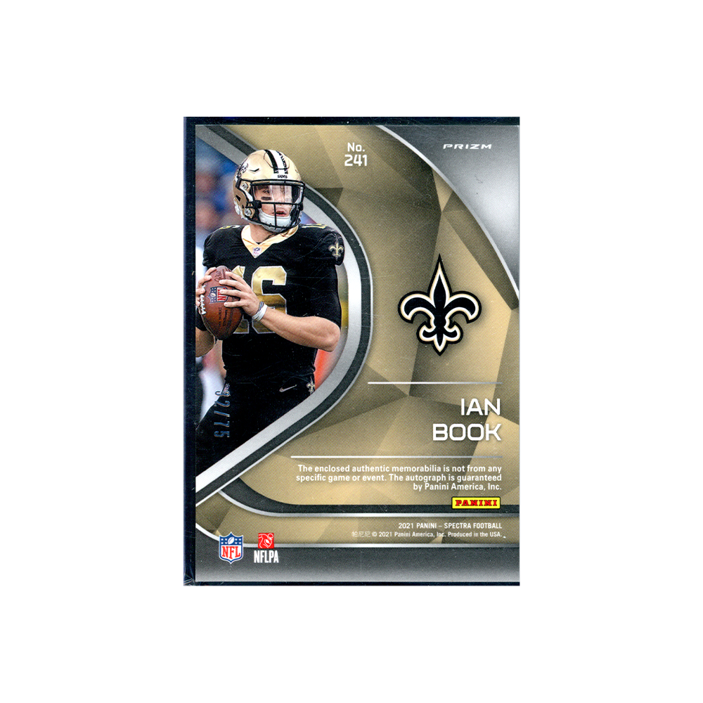Ian Book 2021 Panini Spectra Football RPA /75