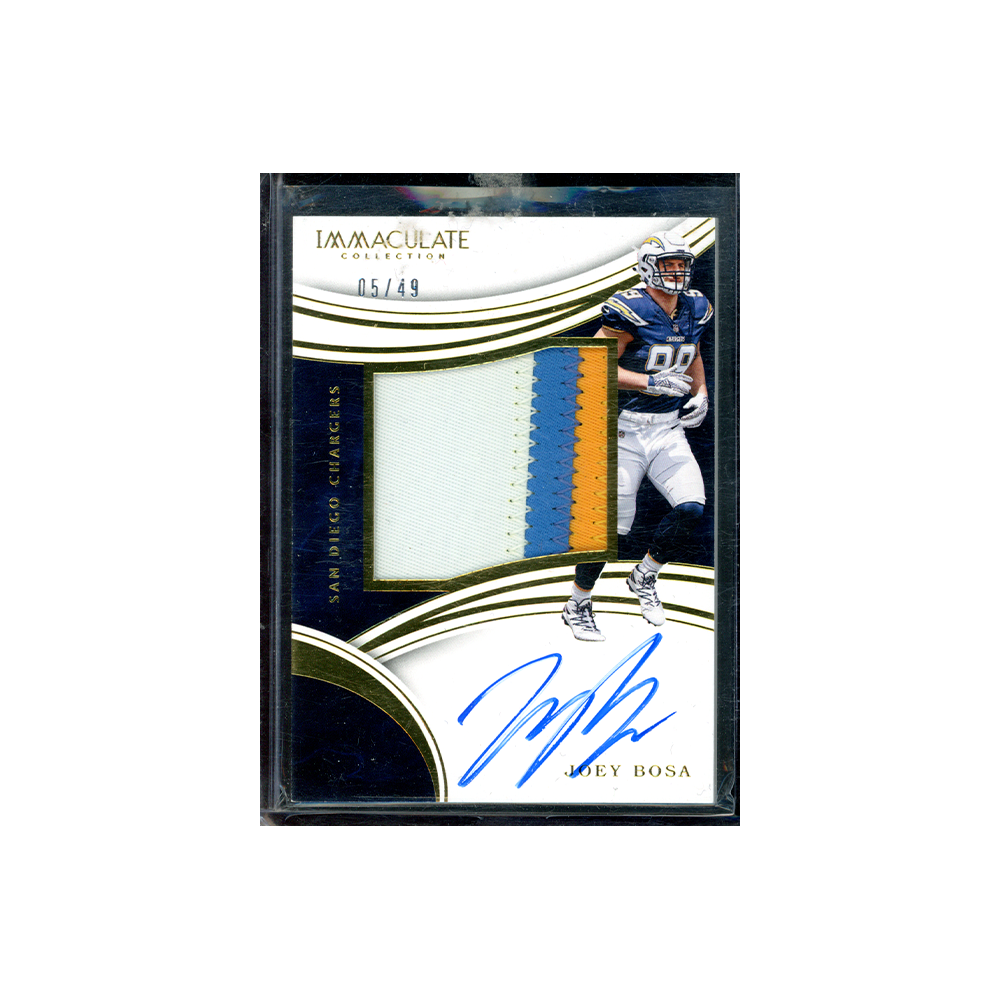 Joey Bosa 2016 Panini Immaculate Collection Football Patch On-Card Auto /49