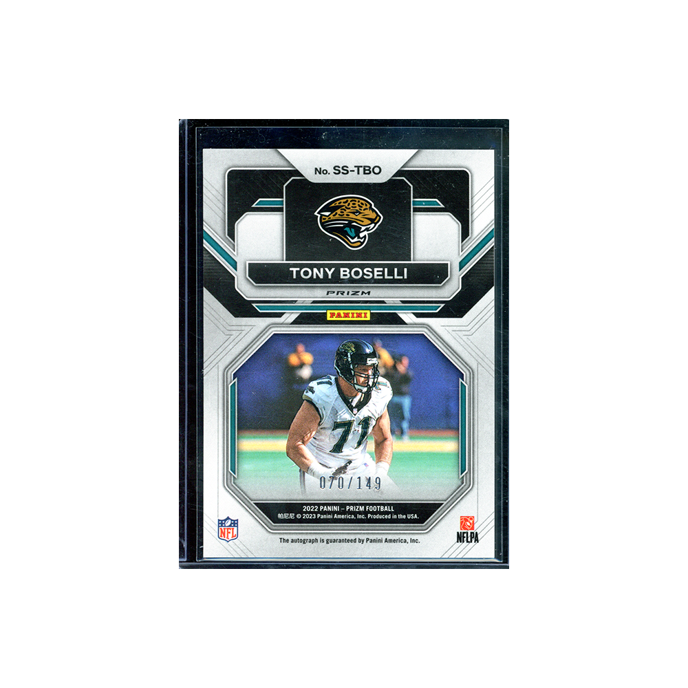 Tony Boselli 2022 Panini Prizm Football Sensational Signatures Auto /149