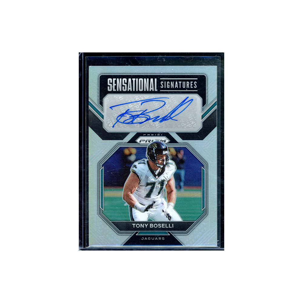 Tony Boselli 2022 Panini Prizm Football Sensational Signatures Auto /149