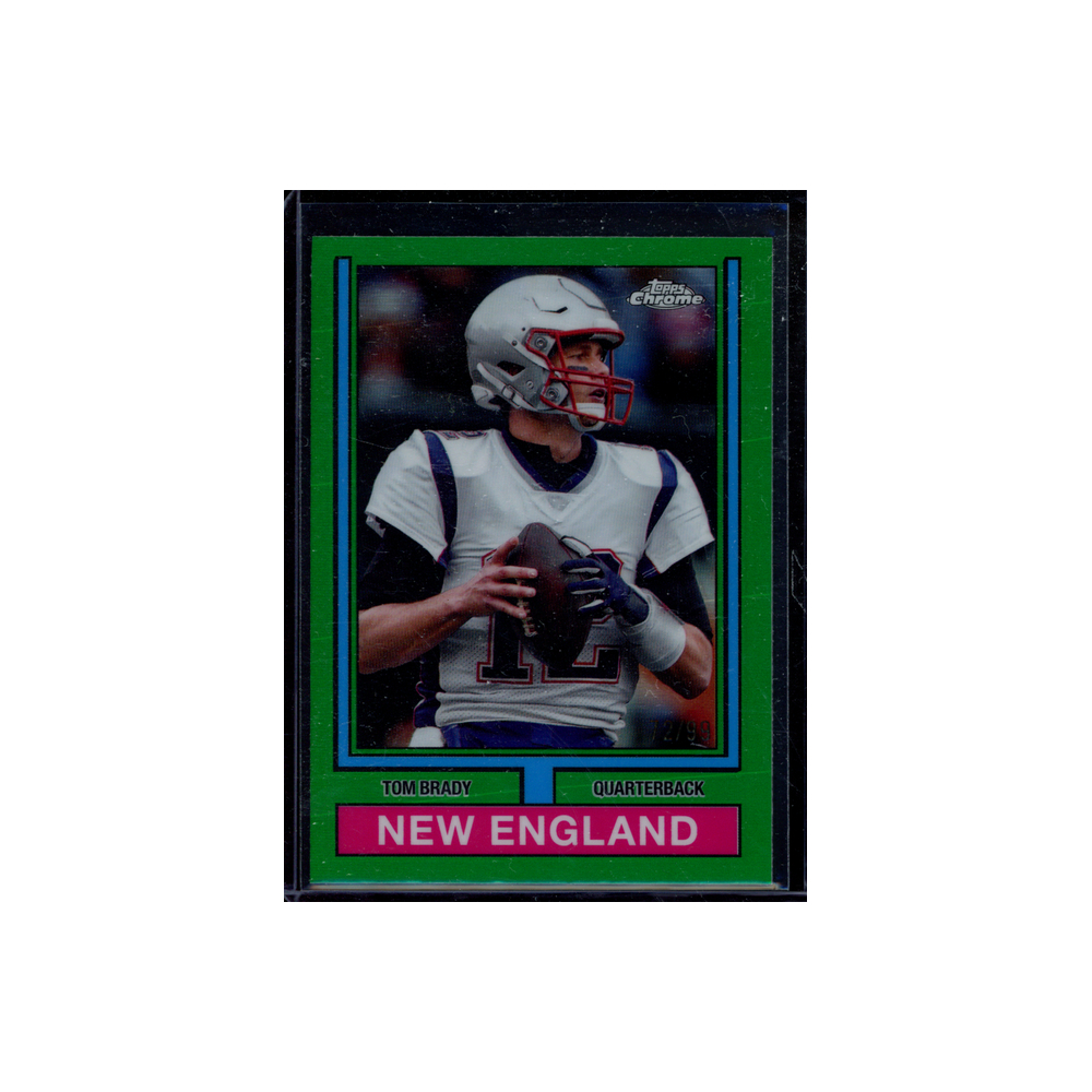 Tom Brady 2024 Topps Chrome Football 1974 Green /99