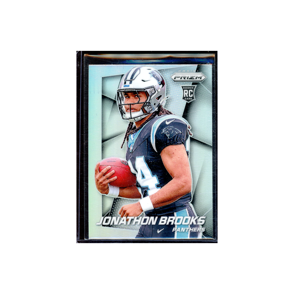 Jonathon Brooks 2024 Panini Prizm Football Rookie Flashback Silver