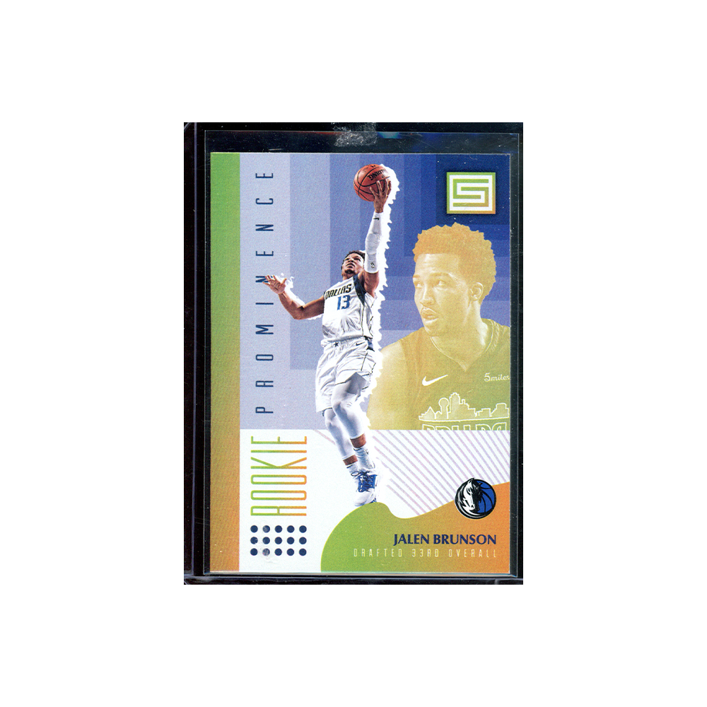 Jalen Brunson 2018-19 Panini Status Basketball Prominence Rookie