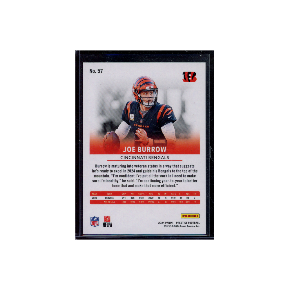 Joe Burrow 2024 Panini Prestige Football Blue /299
