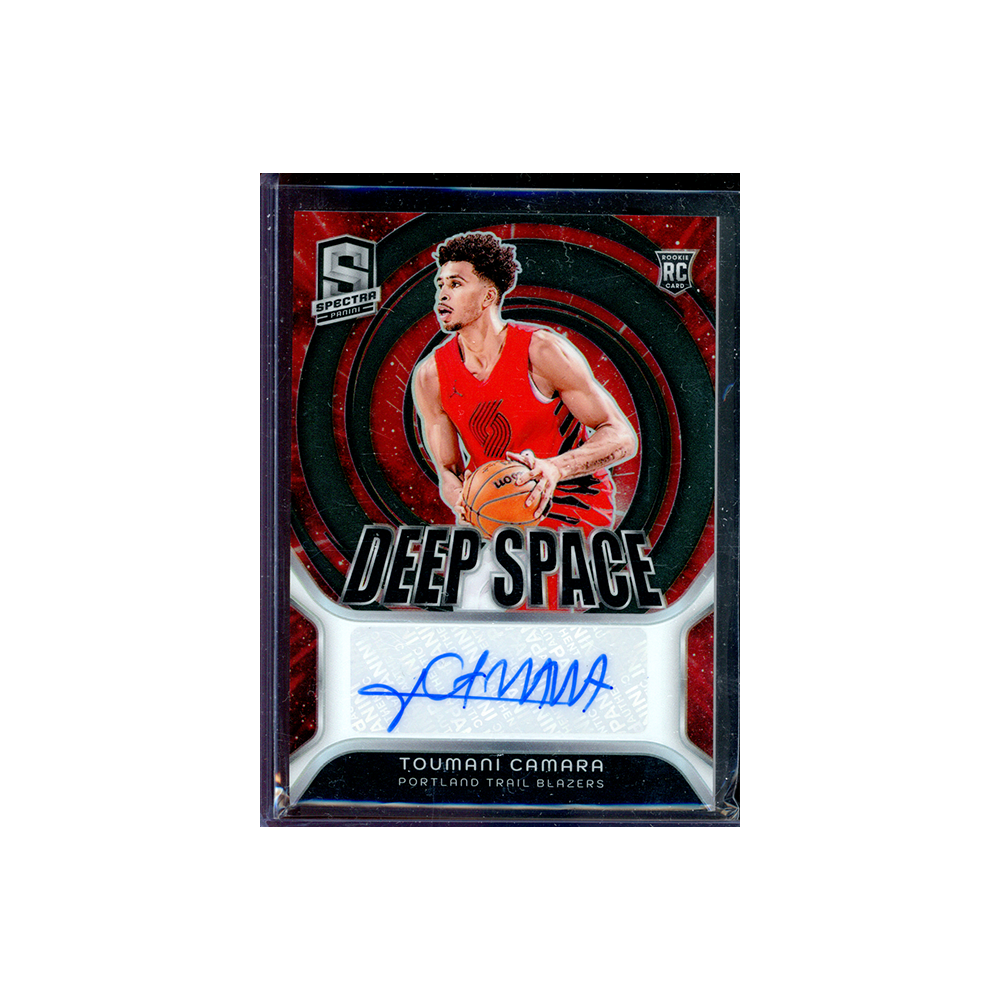 Toumani Camara 2023-24 Panini Spectra Deep Space Rookie Auto /99