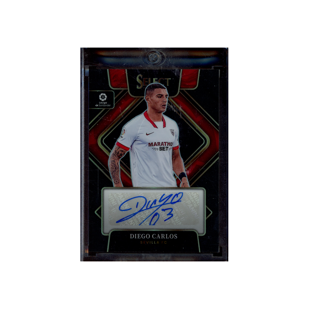 Diego Carlos 2022-23 Panini Select La Liga Soccer Auto Black 1/1