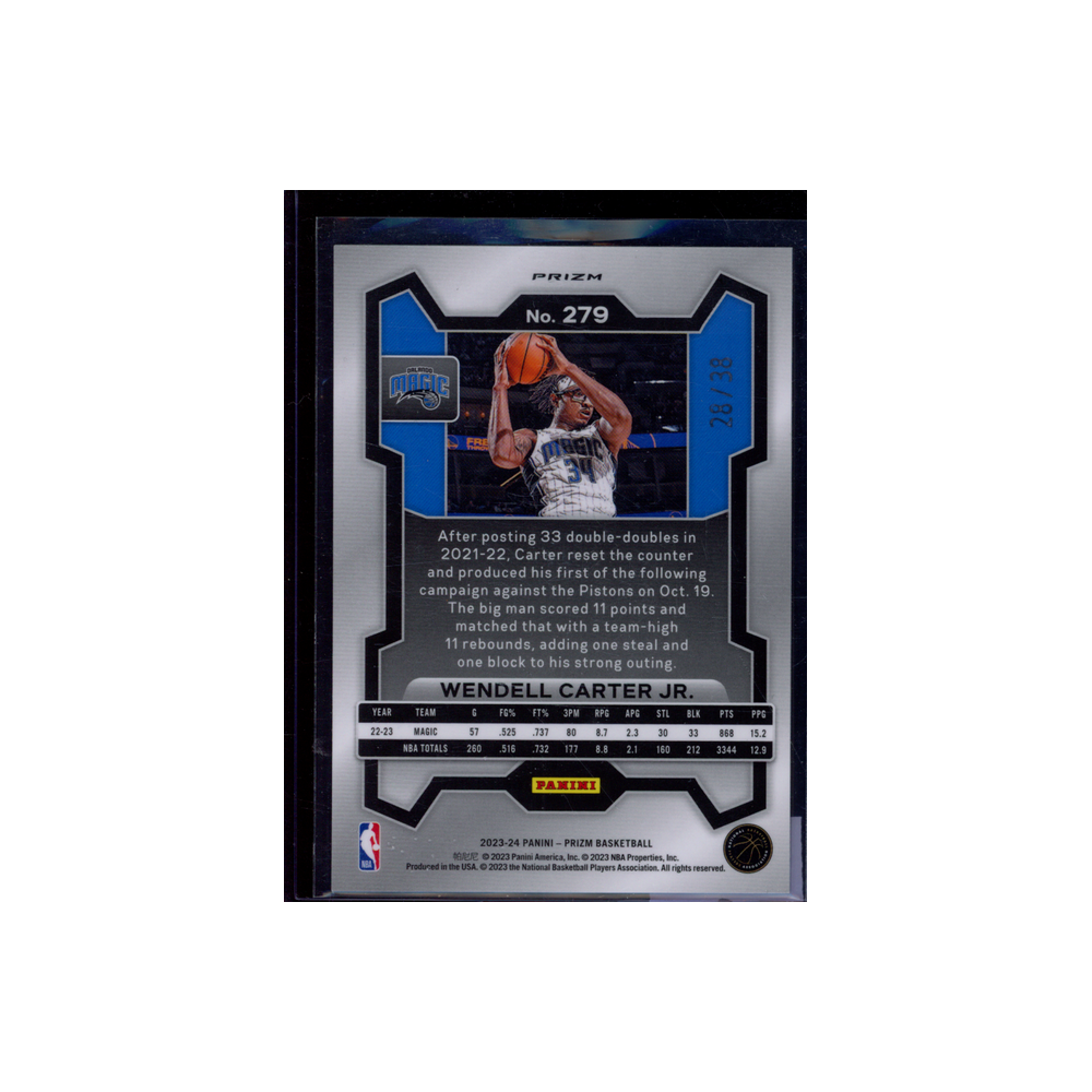 Wendell Carter Jr. 2023-24 Panini Prizm Basketball /38