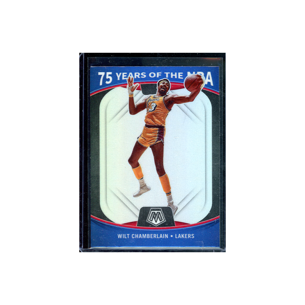Wilt Chamberlain 2021-22 Panini Mosaic Basketball 75 Years of the NBA