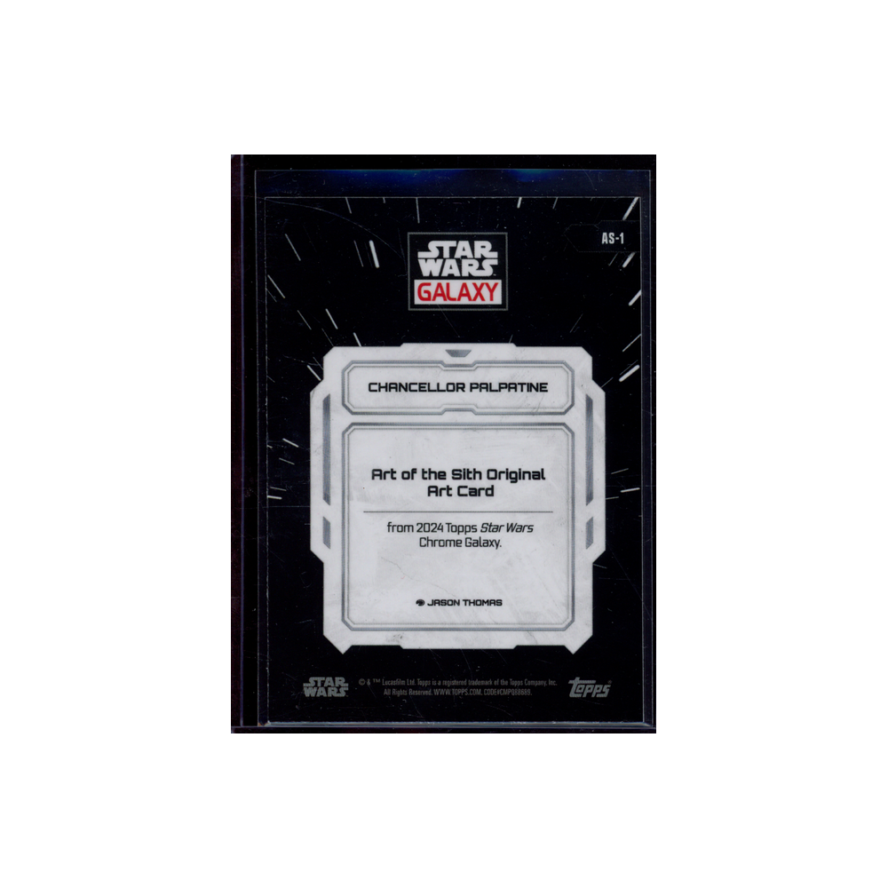 Chancellor Palpatine 2024 Topps Star Wars Galaxy Chrome