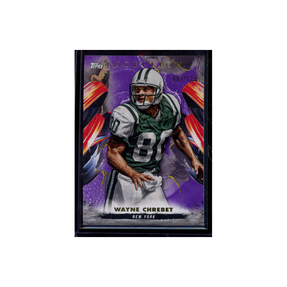 Wayne Chrebet 2024 Topps Inception Football Purple /125