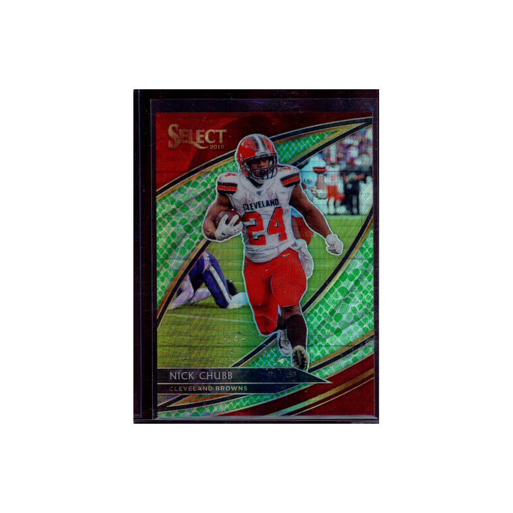 Nick Chubb 2019 Panini Select Football Dragon Scale /88