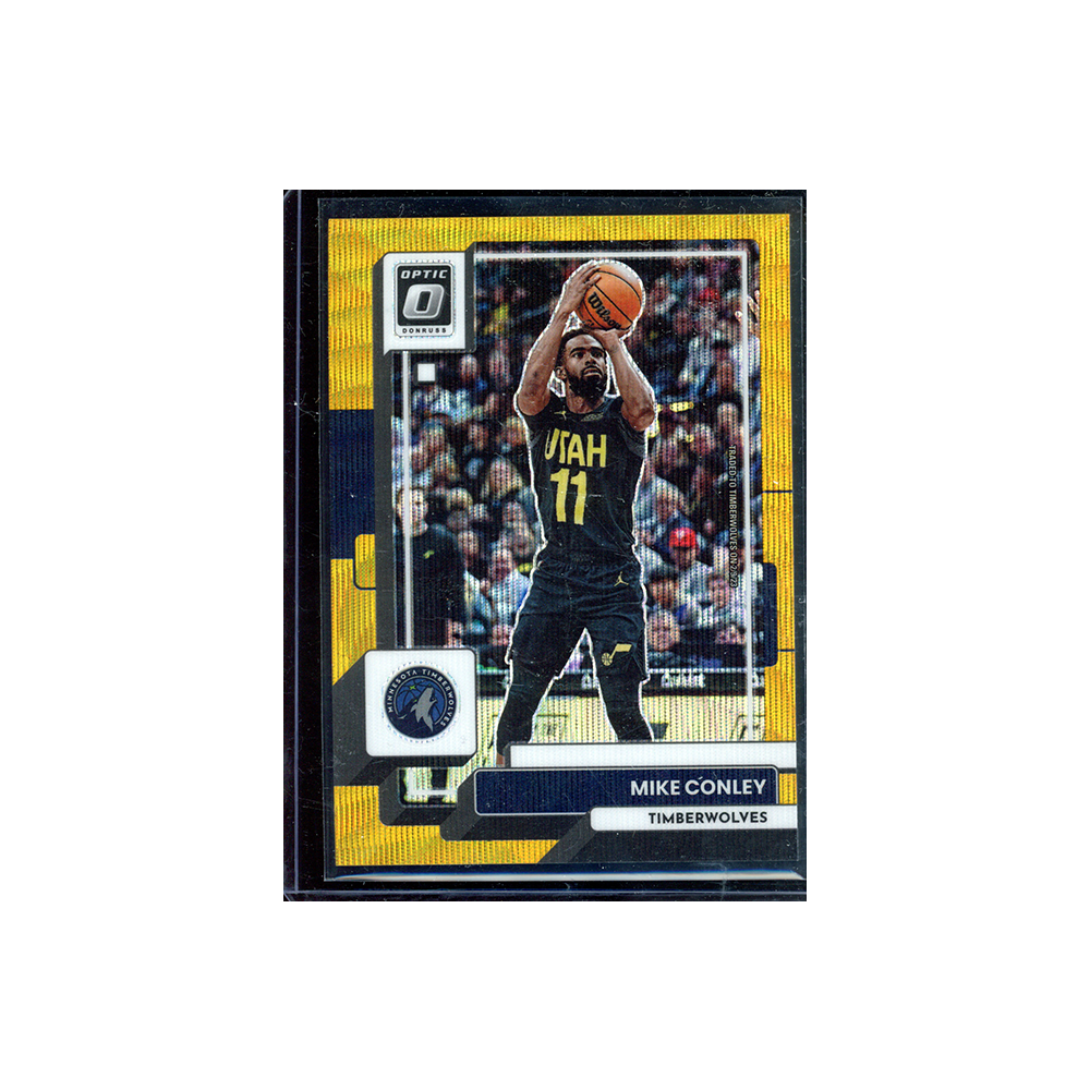 Mike Conley 2022-23 Panini Donruss Optic Basketball Gold Wave /10